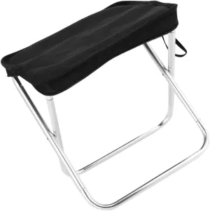 CLISPEED Folding Camping Stool Compact Portable Bench Outdoor Seat Aluminum Alloy for Fishing Hiking