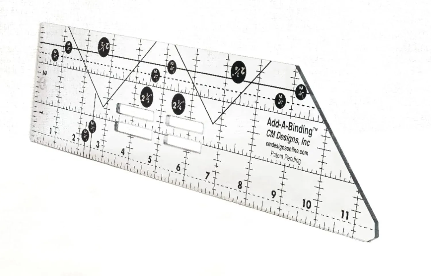 CM Designs Add-A-Binding Ruler, Clear