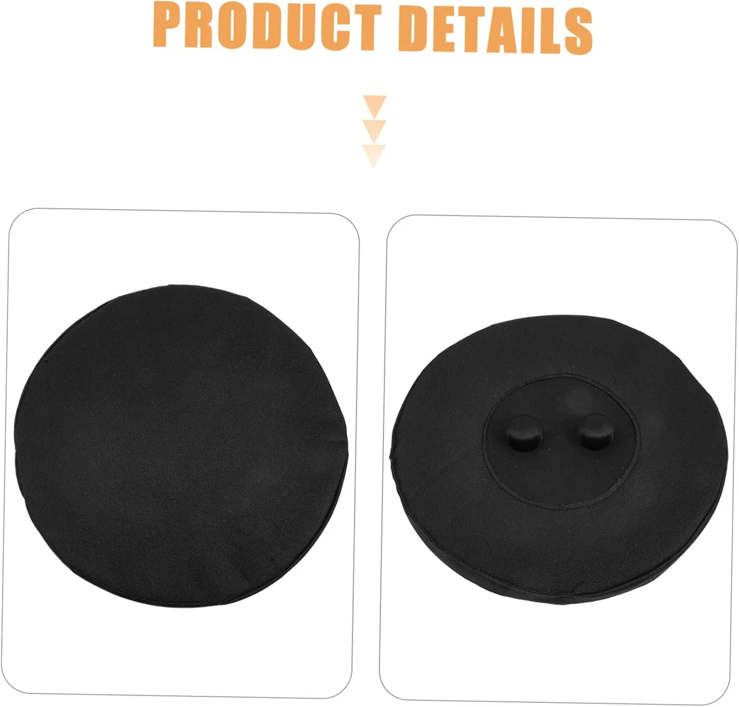 Collapsible Stool Cushion Portable Folding Camping Seat for Beach Picnic Outdoor Safe Oxford Fabric