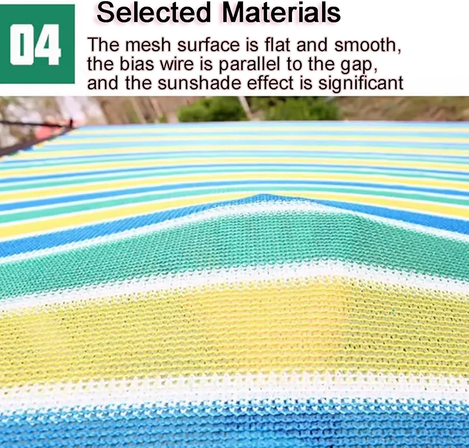 Colorful Rainbow Shade Cloth, Blocking Mesh Tarp with Grommets, Plants Shade Net Cover, Garden Shade Net, Sunblock Shade Sails, Outdoor Sun Protection for Patio Garden Pergola(2X4m/7'x13')