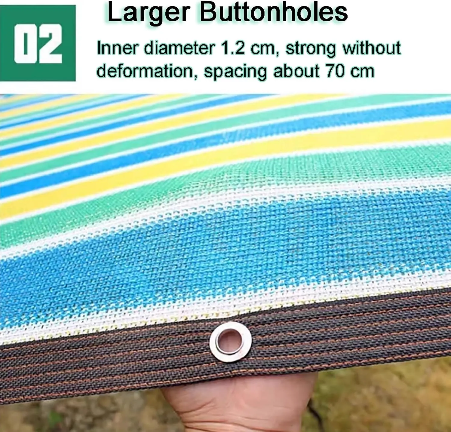 Colorful Rainbow Shade Cloth, Blocking Mesh Tarp with Grommets, Plants Shade Net Cover, Garden Shade Net, Sunblock Shade Sails, Outdoor Sun Protection for Patio Garden Pergola(2X4m/7'x13')