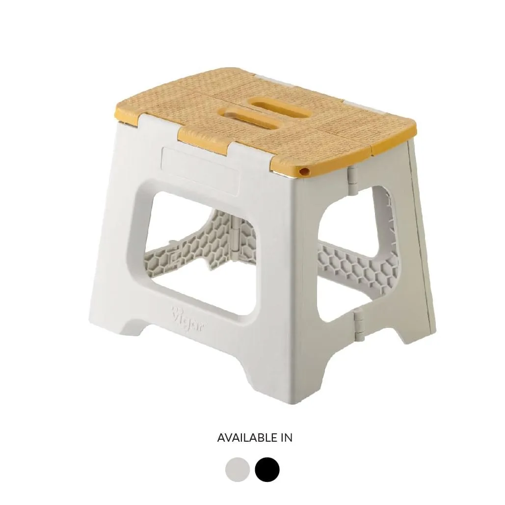 COMPACT BAMBOO ON TOP FOLDABLE 27CM STOOL