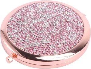 Compact Mirror,Pocket Mirror,1pc Vanity Mirror Compact Mirror for Purses Led Makeup Mirror Womens Wallet Women Mirror Vintage Mirror Makeup Mirror with Lights Pocket Handbag Mirror Gift Mirror Mini Me