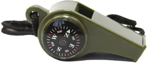 Compass 1PC Outdoor Whistle Compass Thermometer 3 in 1 Camping Hiking Accessory Multi-Functional Survival Tools Nylon Neck Rope Compass