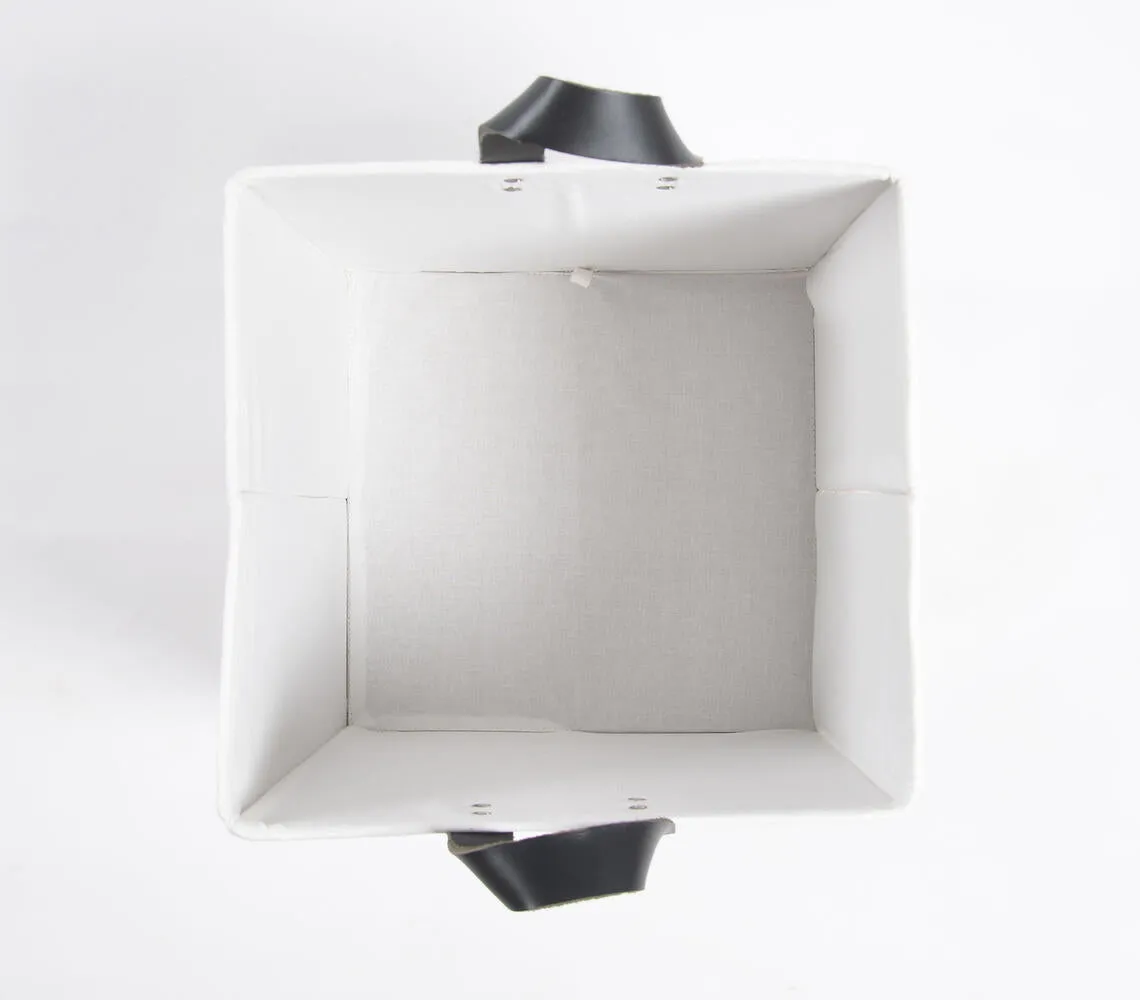 Crochet Square Cotton Foldable Storage Hamper