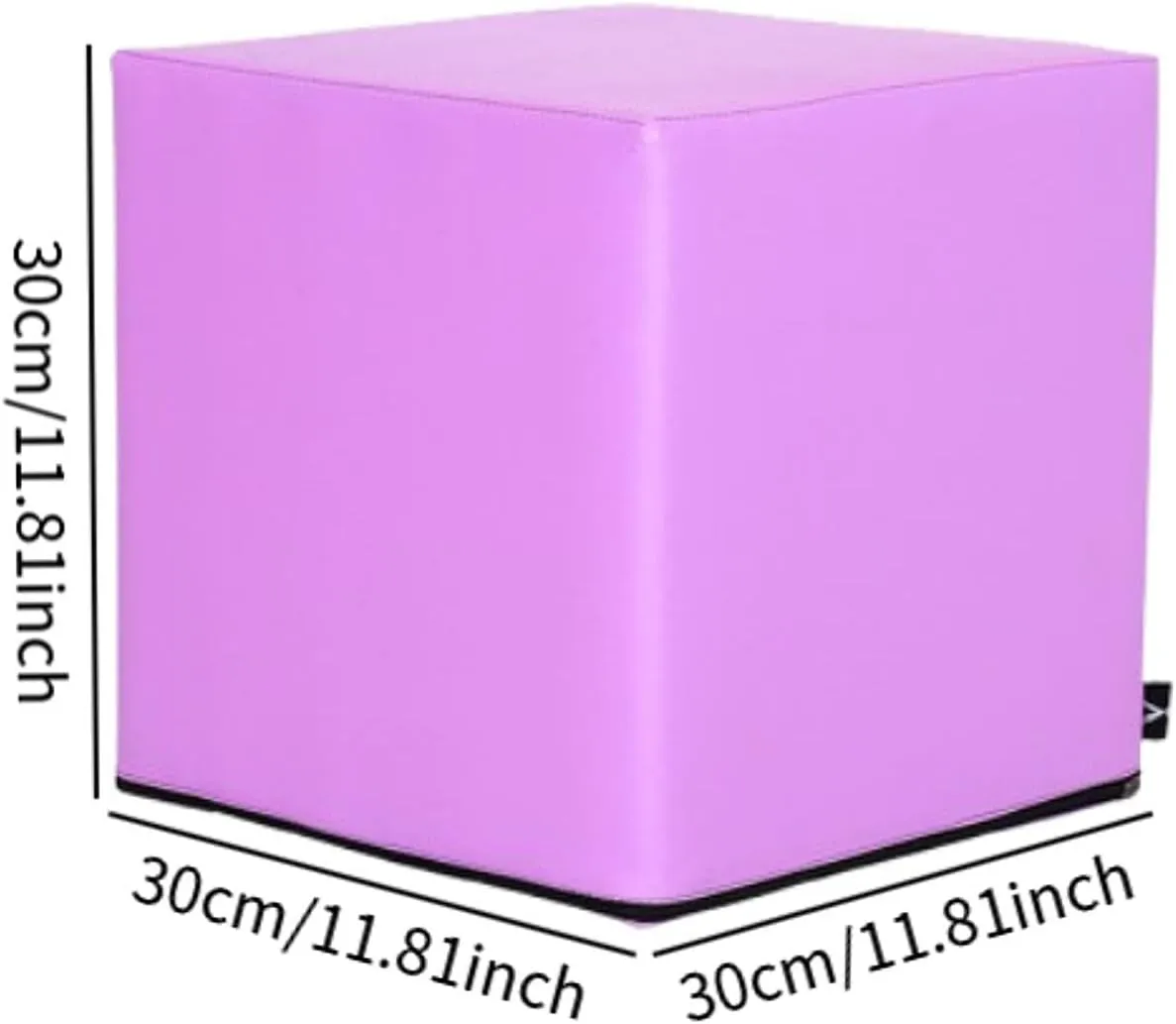 Cube Stool, Seating, Lounge Square Ottoman, Brick Chair for Stretching Toning, Indoor Sports, Bedroom,Home Gym