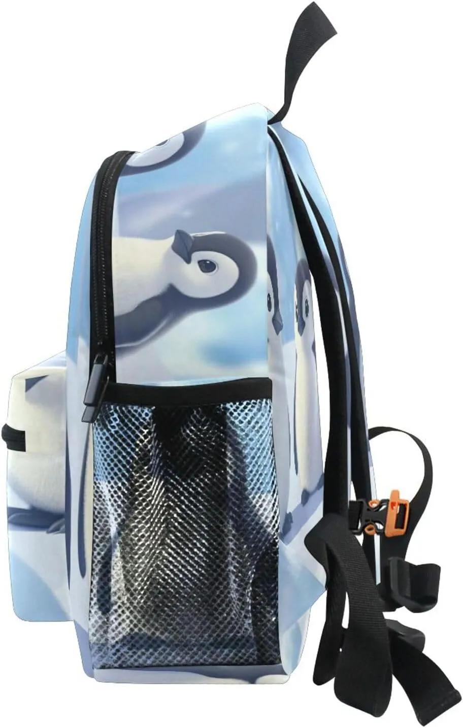 Custom Kid's Name Backpack,Emperor Penguin Baby(3) Toddler Backpack for Daycare Travel, Personalized Name Preschool Bookbags for Boys Girls