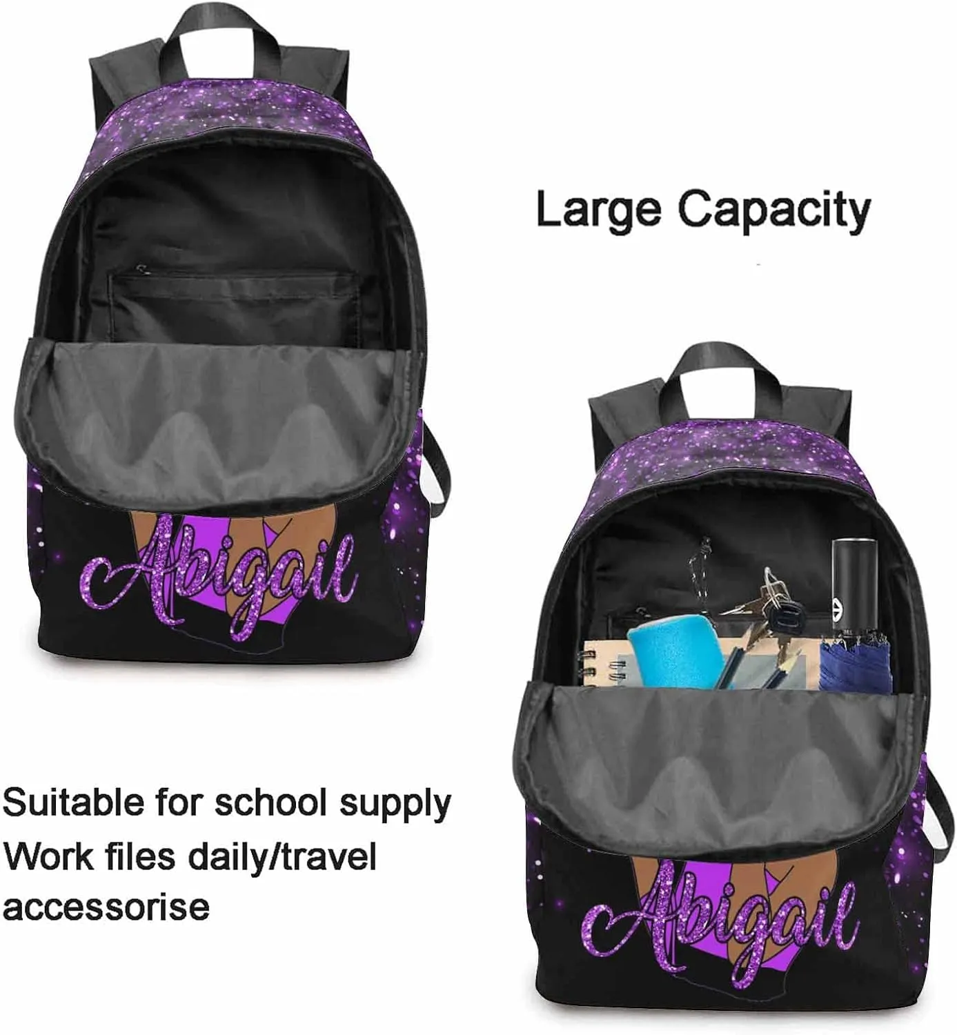 Custom Your Bag Personalized Direwolf Blue Fire Custom ren Bags Waterproof Casual Travel Daypack for ren Presents