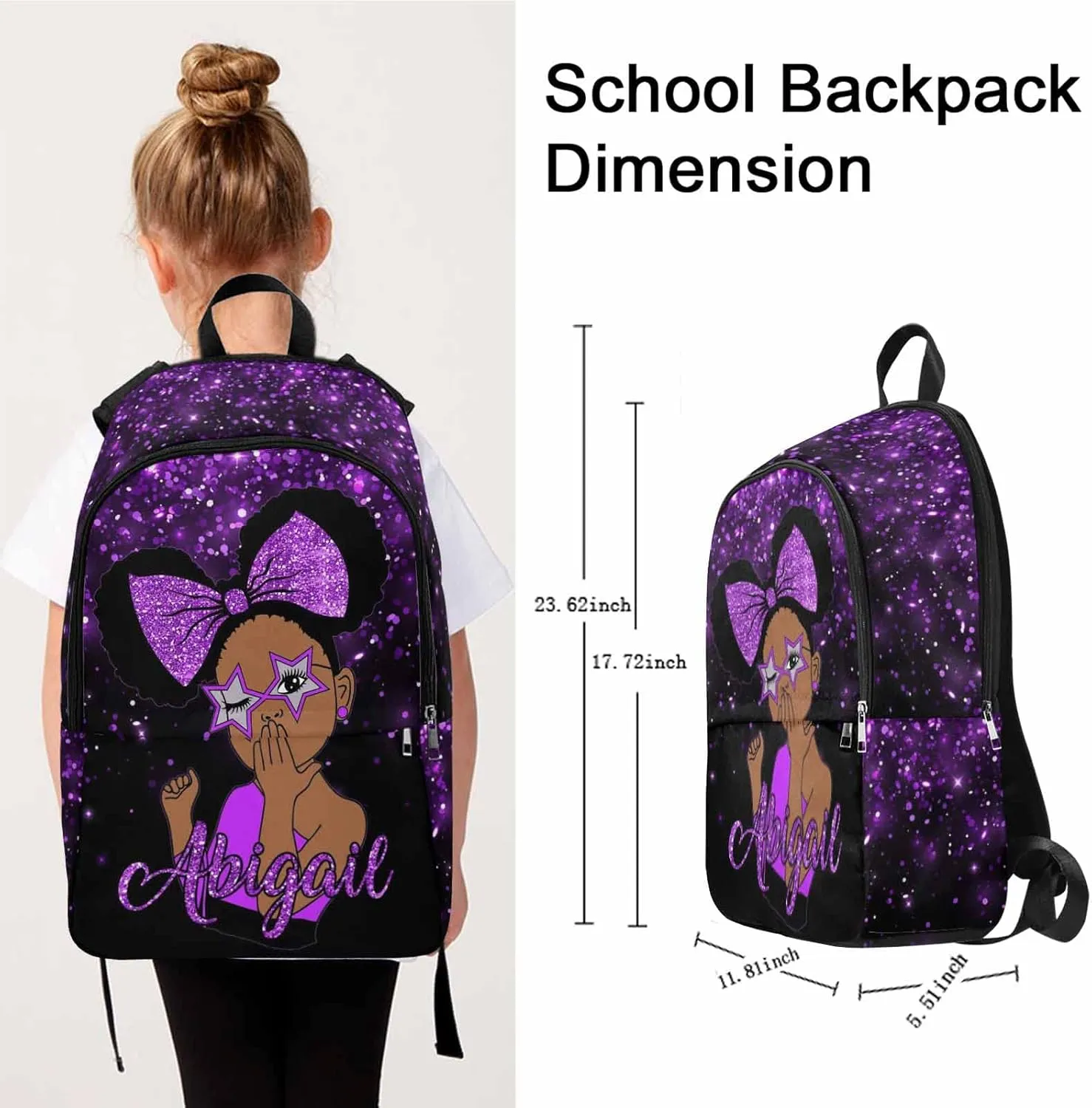 Custom Your Bag Personalized Direwolf Blue Fire Custom ren Bags Waterproof Casual Travel Daypack for ren Presents