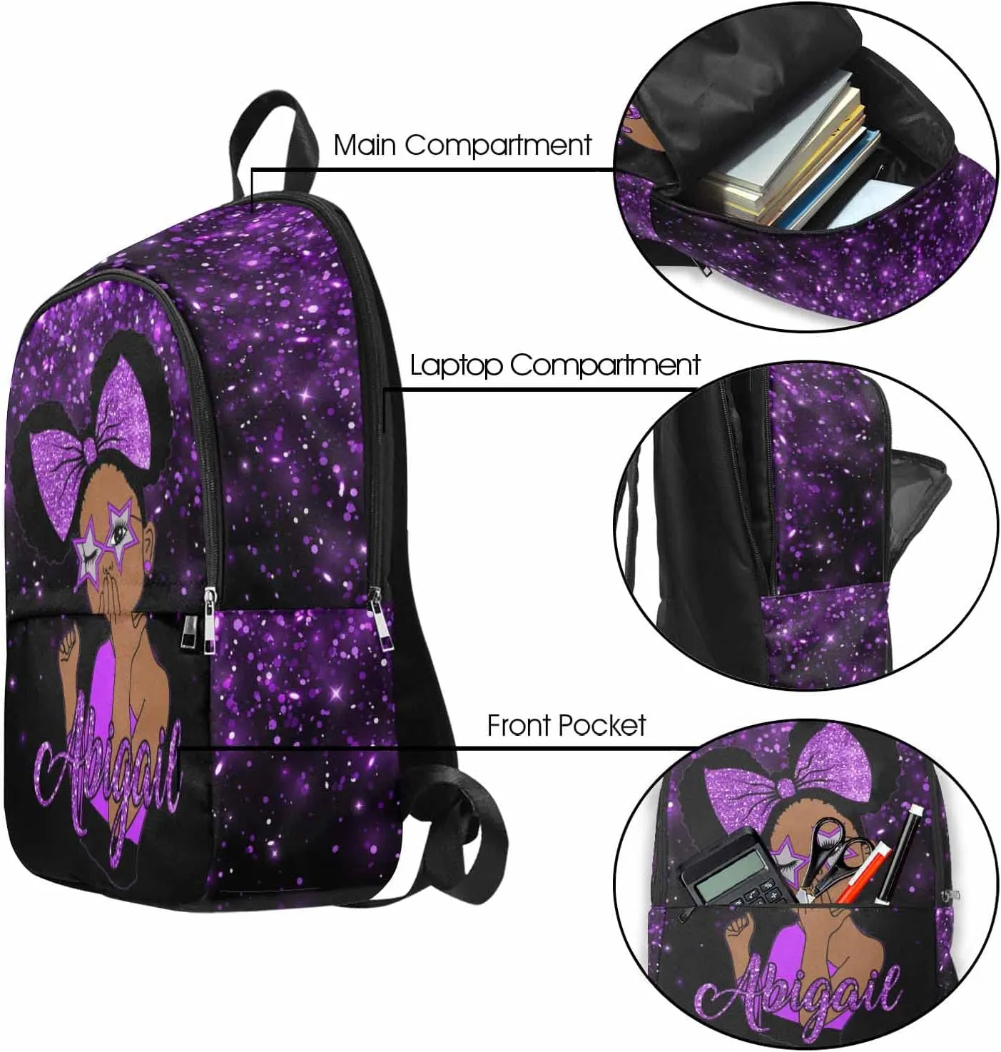 Custom Your Bag Personalized Direwolf Blue Fire Custom ren Bags Waterproof Casual Travel Daypack for ren Presents