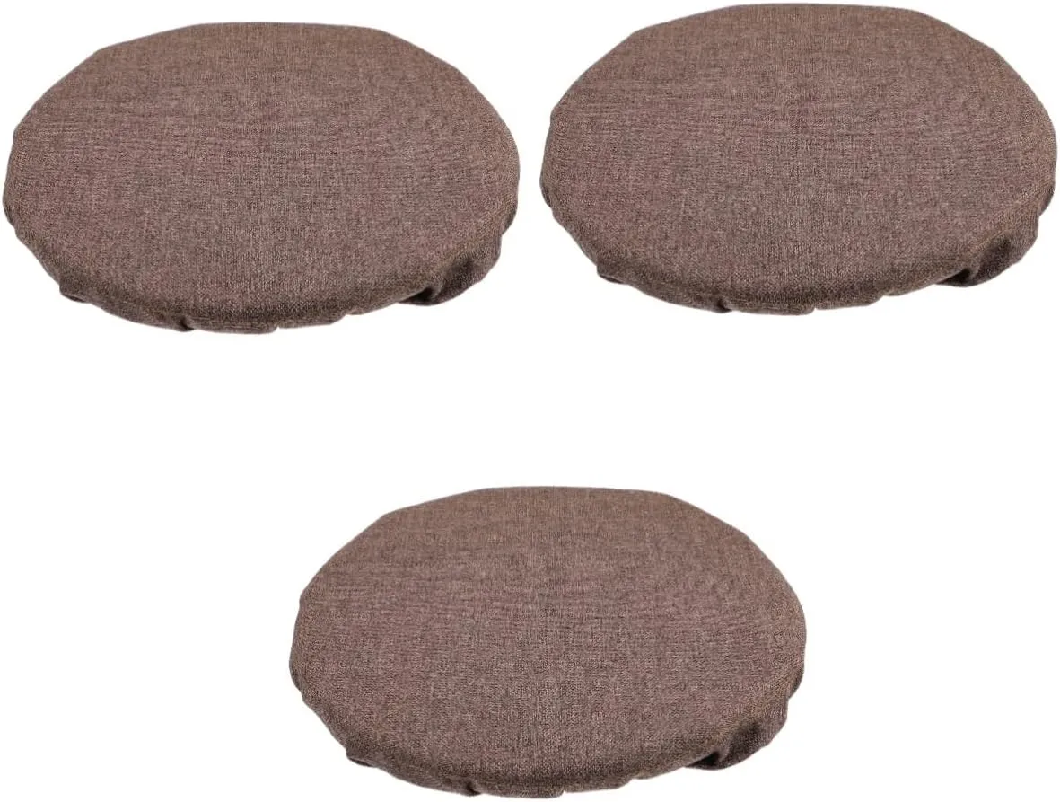 DECHOUS 3pcs Portable Camping Stool Cushion Retractable Chair Pad for Outdoor Use Lightweight Design for Travel Beach and Home Use
