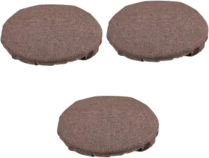 DECHOUS 3pcs Portable Camping Stool Cushion Retractable Chair Pad for Outdoor Use Lightweight Design for Travel Beach and Home Use