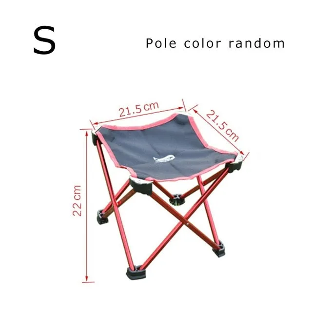 Desert&Fox Camping Foldable Chair & Stool Aluminum Alloy Outdoor Picnic DIY Chair and Table Desk Lightweight BBQ Fishing Tools