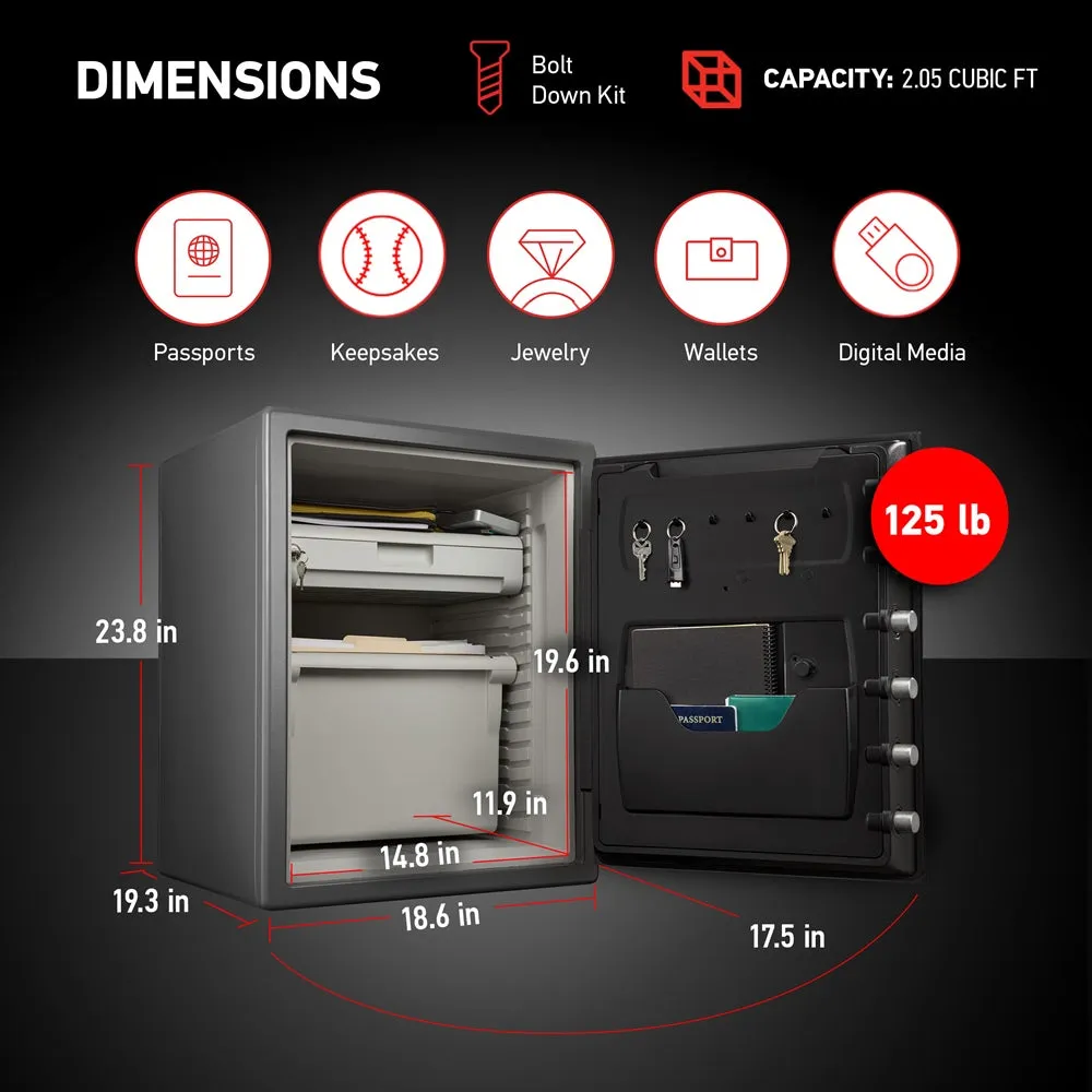 Digital Fire/Water Safe SFW205GRC