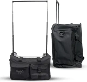 Dream Duffel Recital Collapsible Duffel, Dance Bag with Telescoping Garment Rack, Collapsible Body, Exterior & Interior Pockets, 27”x17”x16”, Black