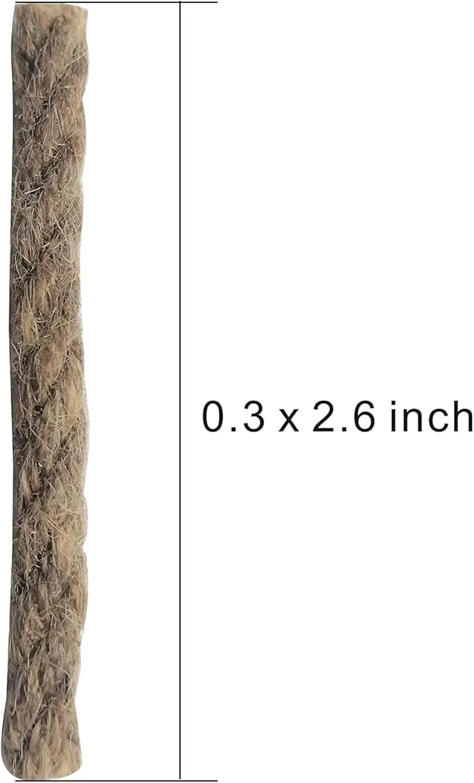 egreen Emergency Fire Starter Magnesium 6 Bags Ferro Rod Striker Wax Jute Rope for Hurricane Storm Outages Hiking Camping   Free Tin Container