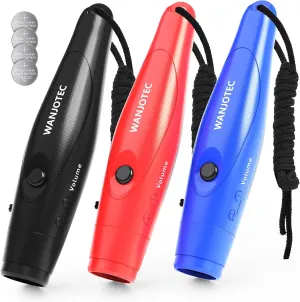 Electronic Whistle for Coaches Teachers: 3 Tone & Adjustable Volume Loud Whistles with Lanyard, Hand Electric Whistle for Volleyball Basketball Sports, Hiking Safety Whistles Coach Gift