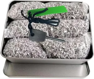 Emergency Fire Starter Kit Magnesium 6 Bags for Camping Hiking Bushcraft Survival Outdoor Hurricane Outage Light Weight Portable   1 Tin Box