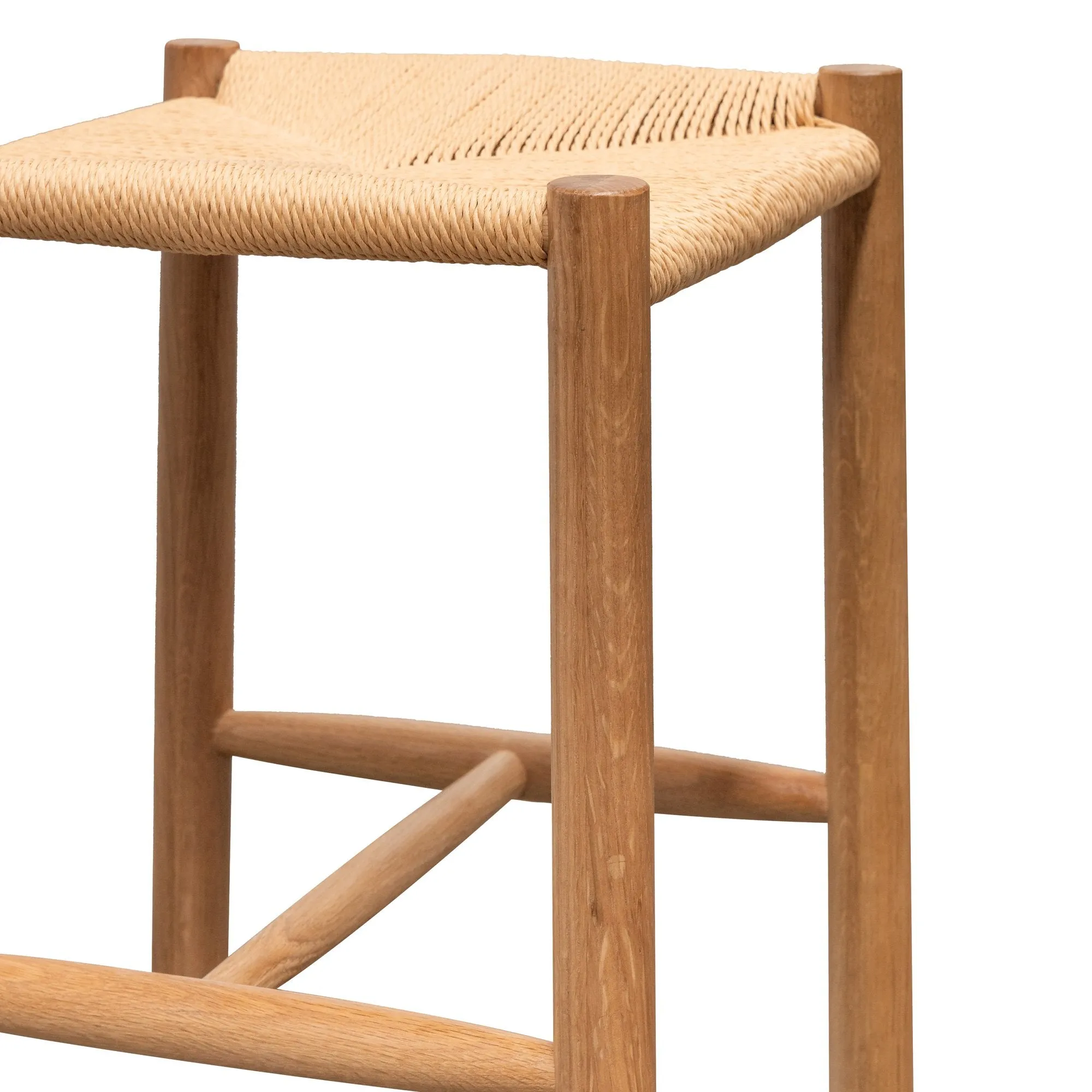 Erika Oak Low Stool - Natural