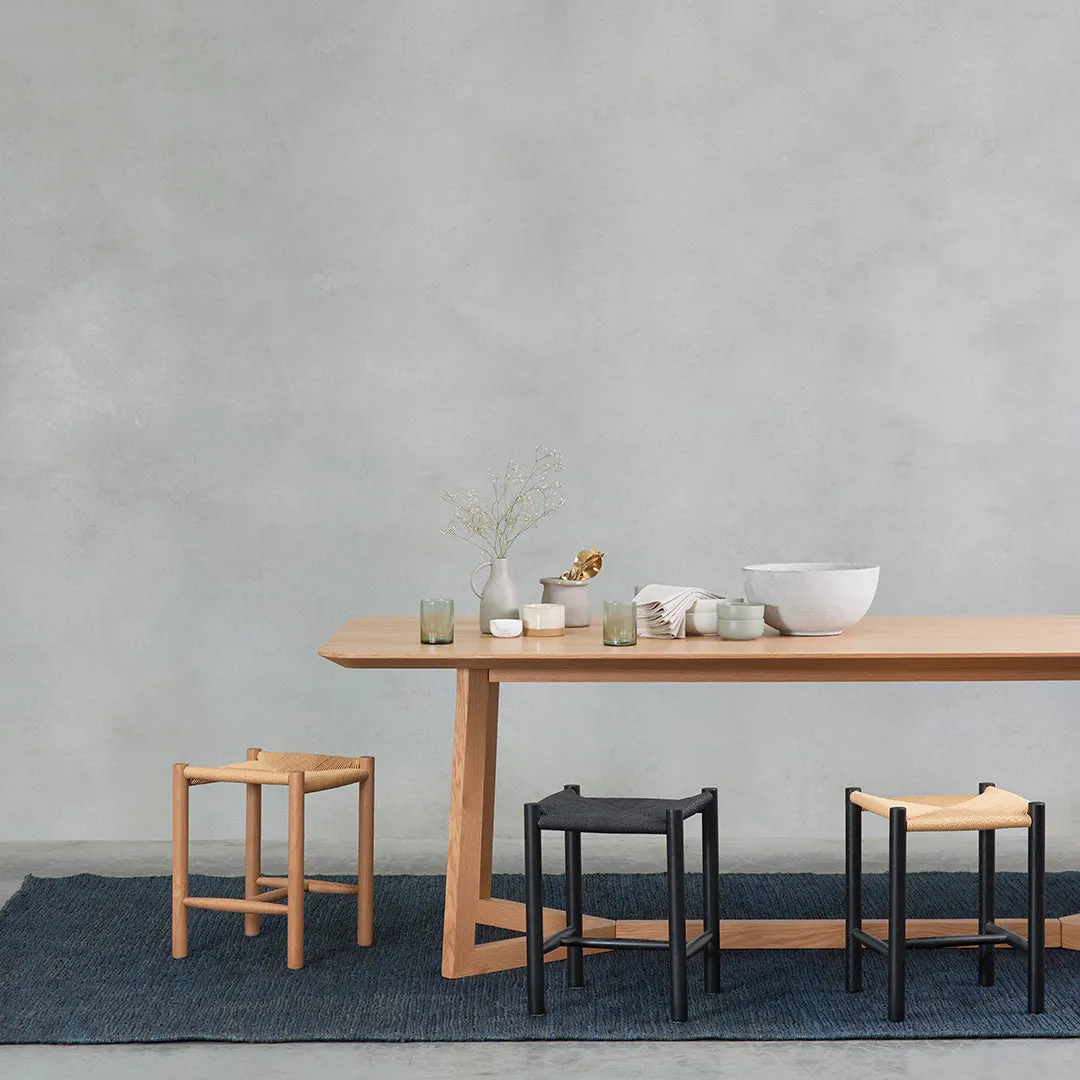 Erika Oak Low Stool - Natural