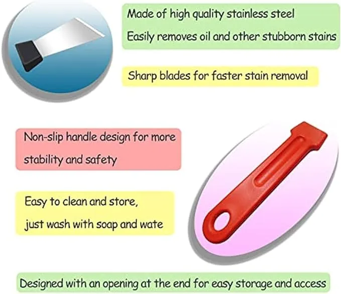Evaclean Versatile Small Stainless Steel Cleaning Shovel | BUY 1 GET 1 FREE (2PCS, 1 flat   1 curved)