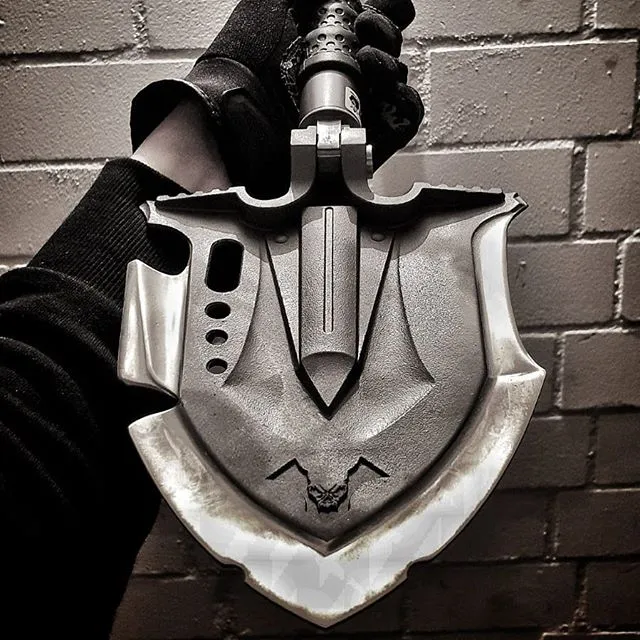 F-A3 Tactical Shovel w/Military Pouch and Handle Extension