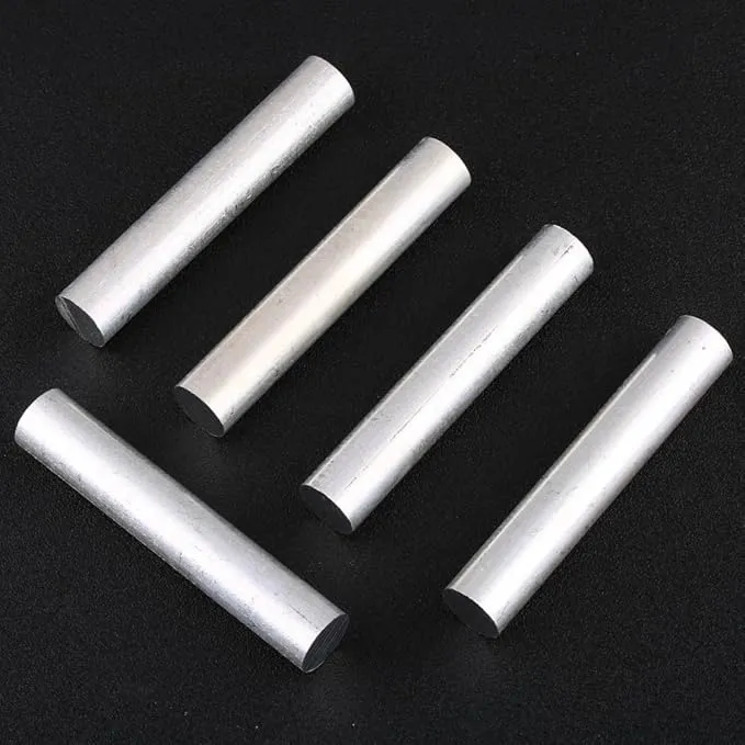 F-ber 5pcs 4inch(100mm)/5inch(127mm) Long OD16mm(0.63") High Purity 99% Magnesium Metal Rod Mg Fire Starter Survival Emergency Rod Well Sparks for Camping Hiking