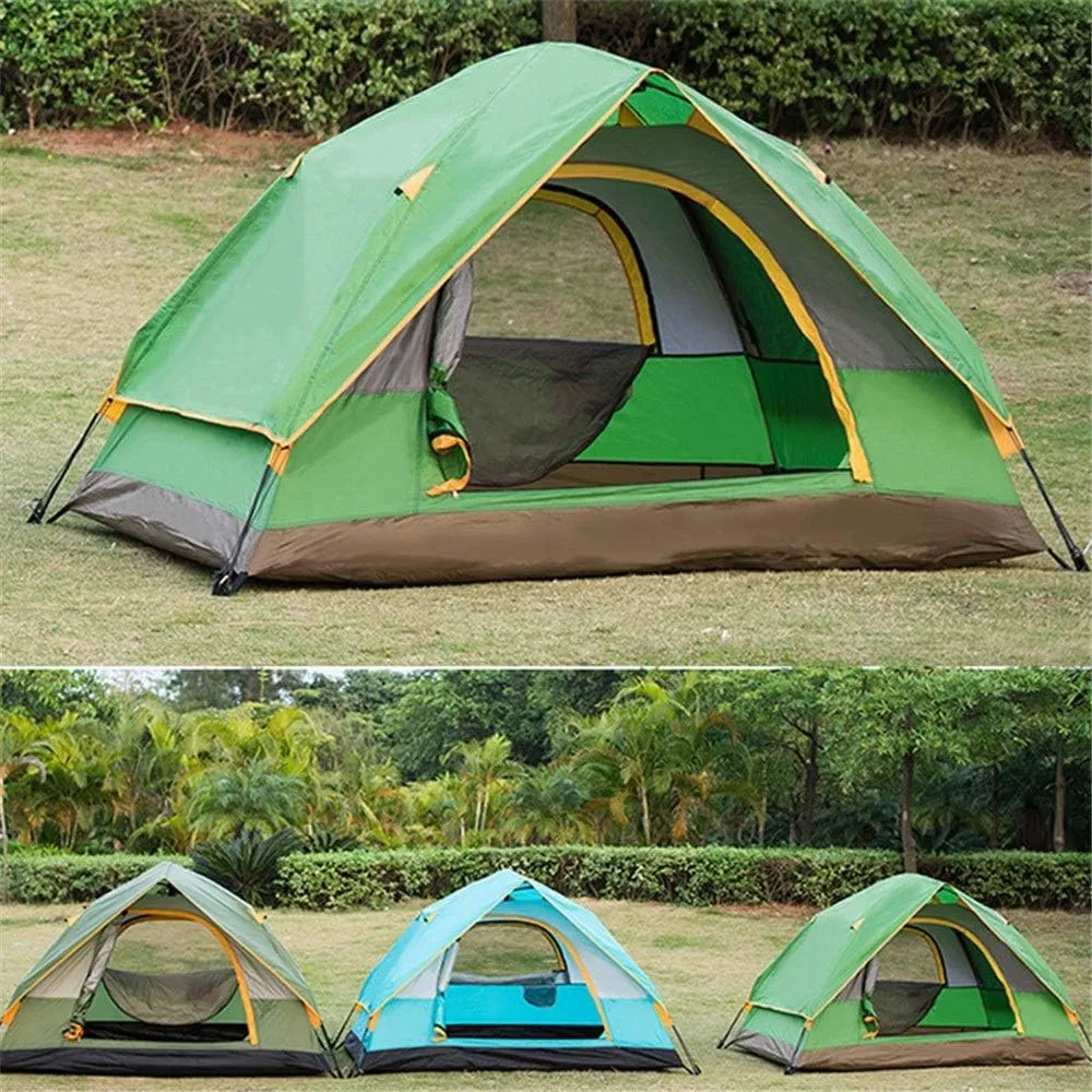 Family Tent Outdoor Tent Family Camping Backpack Tents Beach Tent Instant Portable Quick Cabana Sun Shelter Water Resistant Outdoor Tent