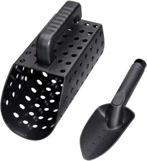 FAVOMOTO 1set Treasures Finding Sand Scoop Kit Lightweight Detecting Shovel Tool for Beach Treasure Hunting Portable Ergonomic Design for Easy Use Material for Performance