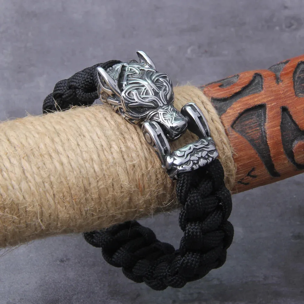 Fenrir Lokison - Handmade Paracord Vikingr Bracelet