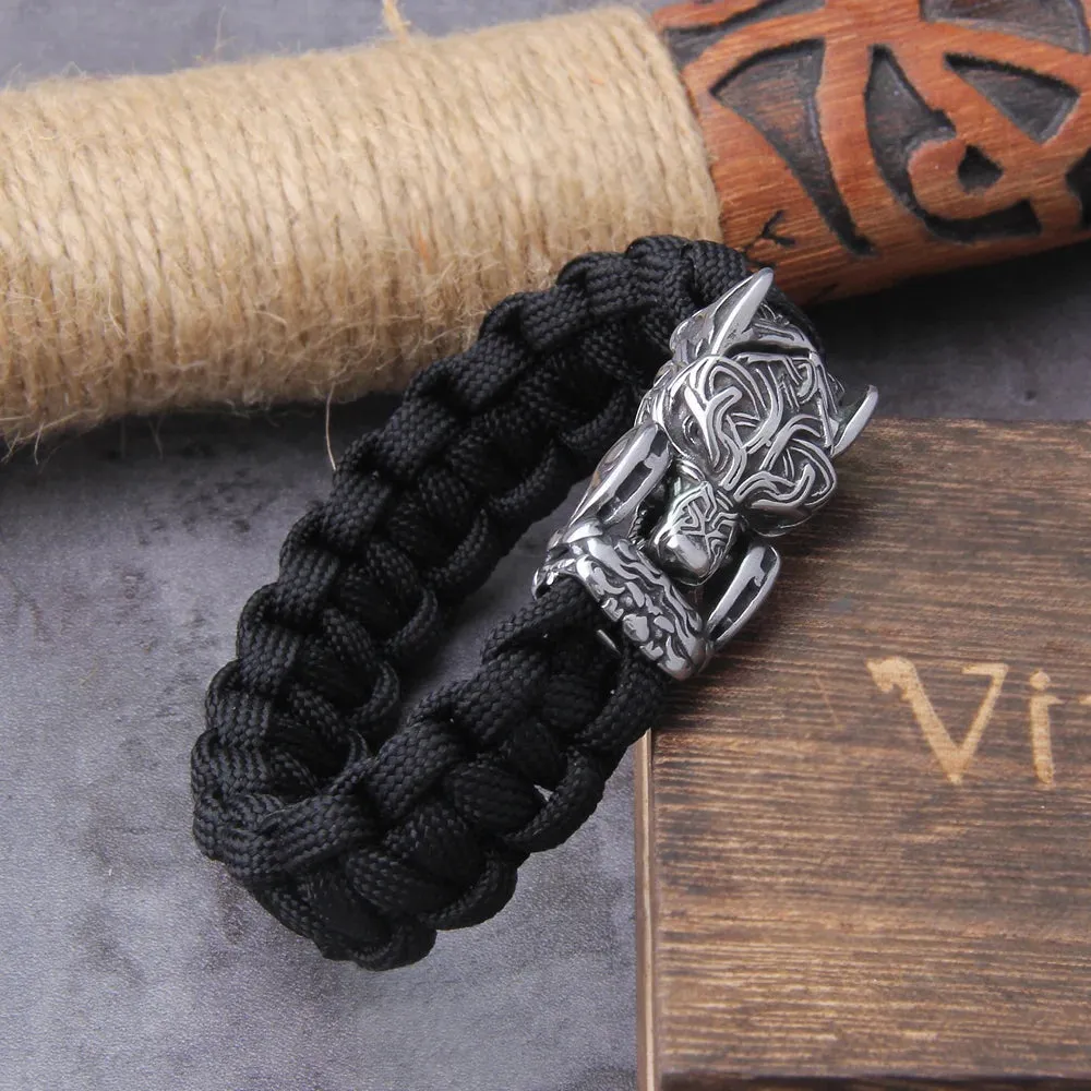 Fenrir Lokison - Handmade Paracord Vikingr Bracelet