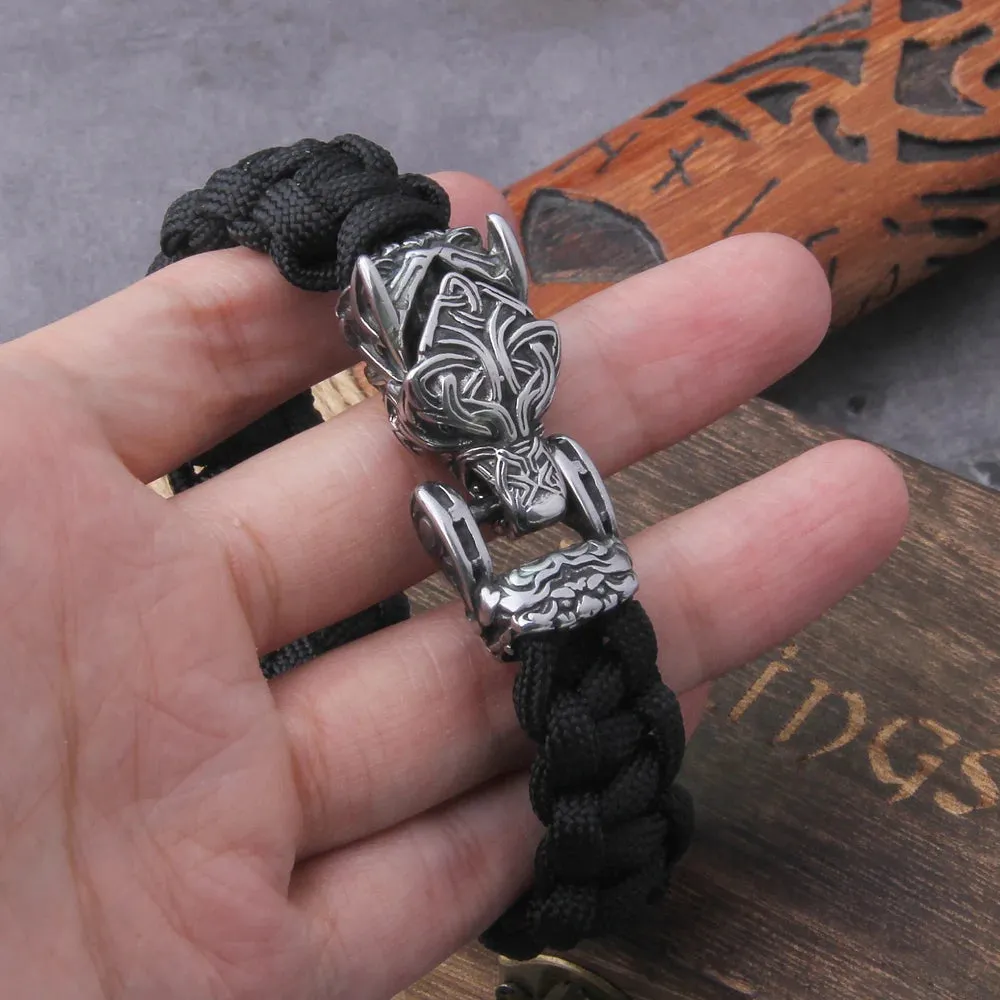 Fenrir Lokison - Handmade Paracord Vikingr Bracelet
