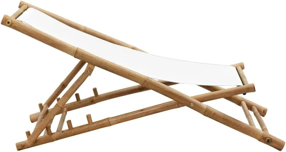 fire Pit Chairs,high Chair,Patio Furniture,Beach Chair,Patio Deck Chair Bamboo and CanvasFor Gardens, patios, Balconies