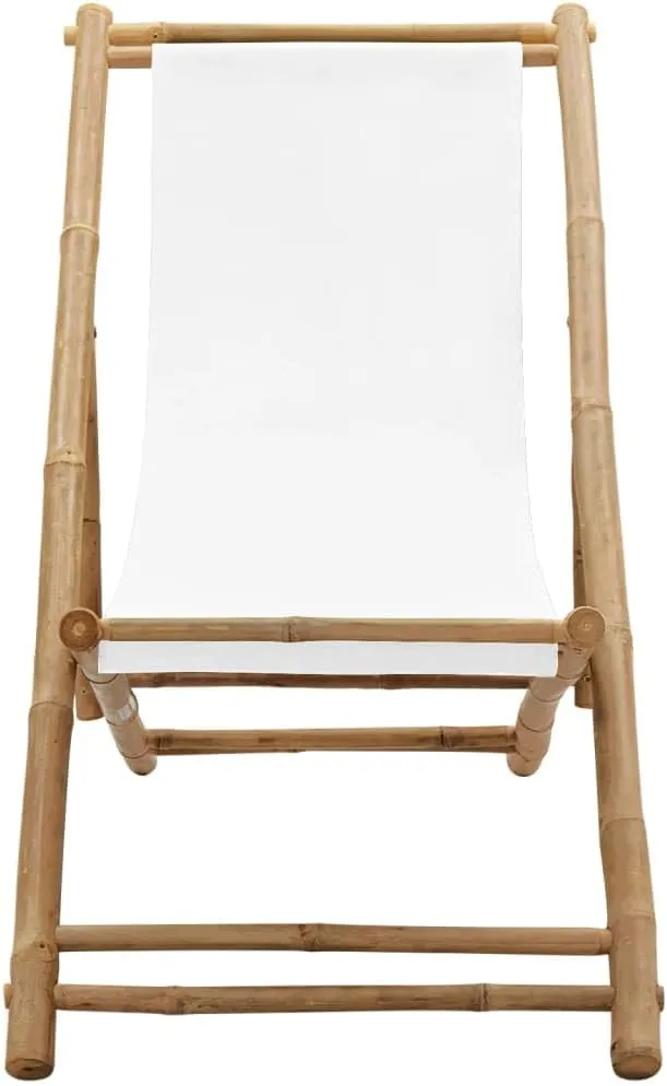 fire Pit Chairs,high Chair,Patio Furniture,Beach Chair,Patio Deck Chair Bamboo and CanvasFor Gardens, patios, Balconies