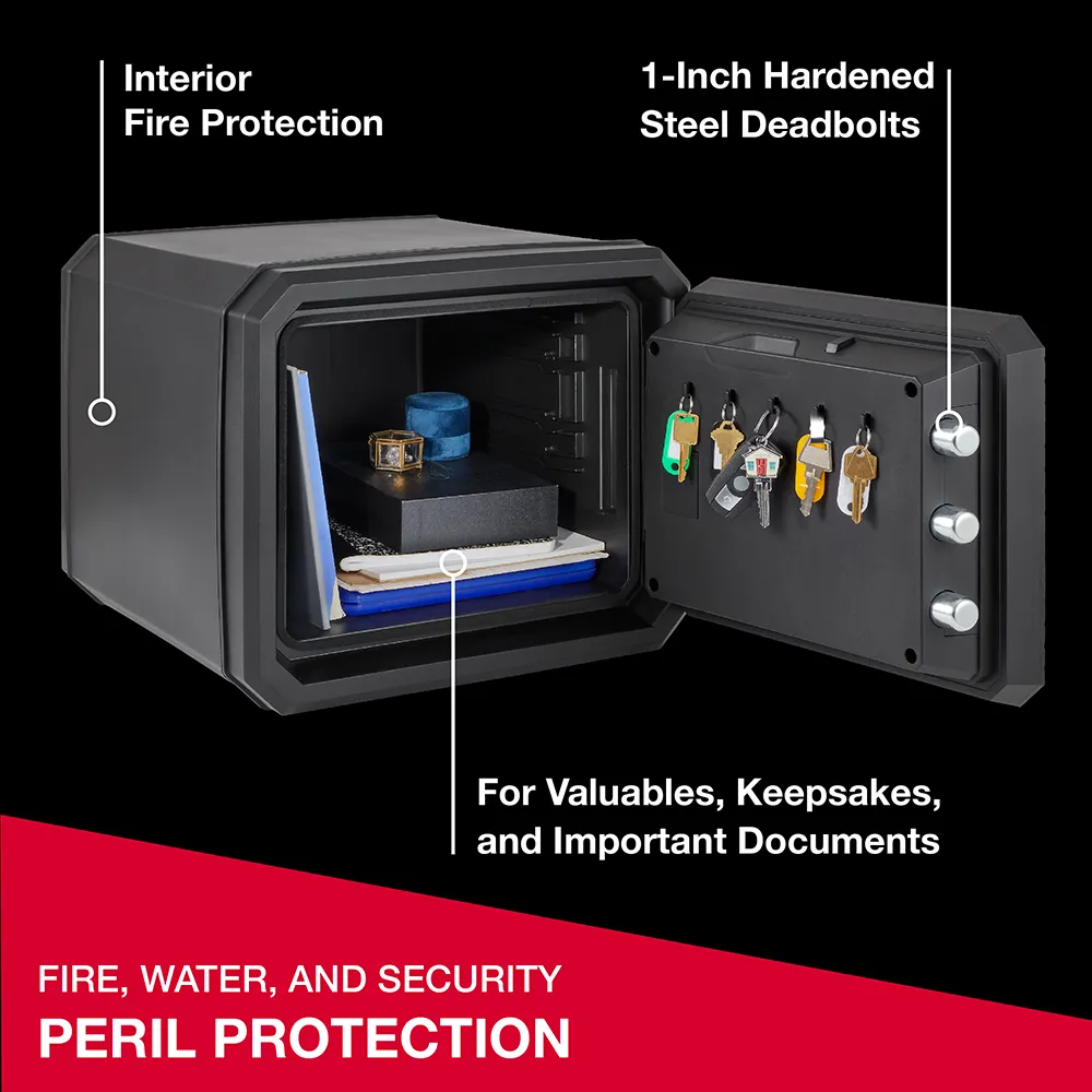 Fireproof and Waterproof Safe with Digital Keypad FPW082ES