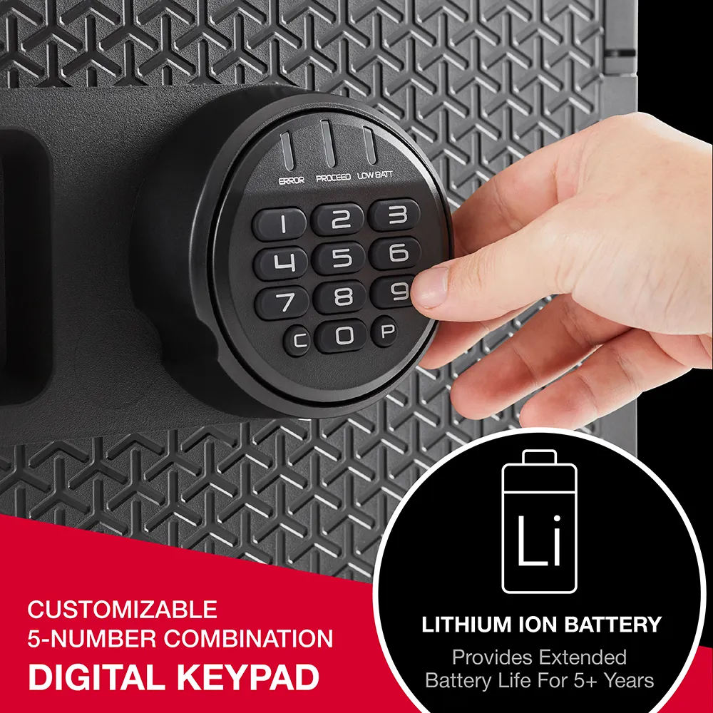 Fireproof and Waterproof Safe with Digital Keypad FPW082ES