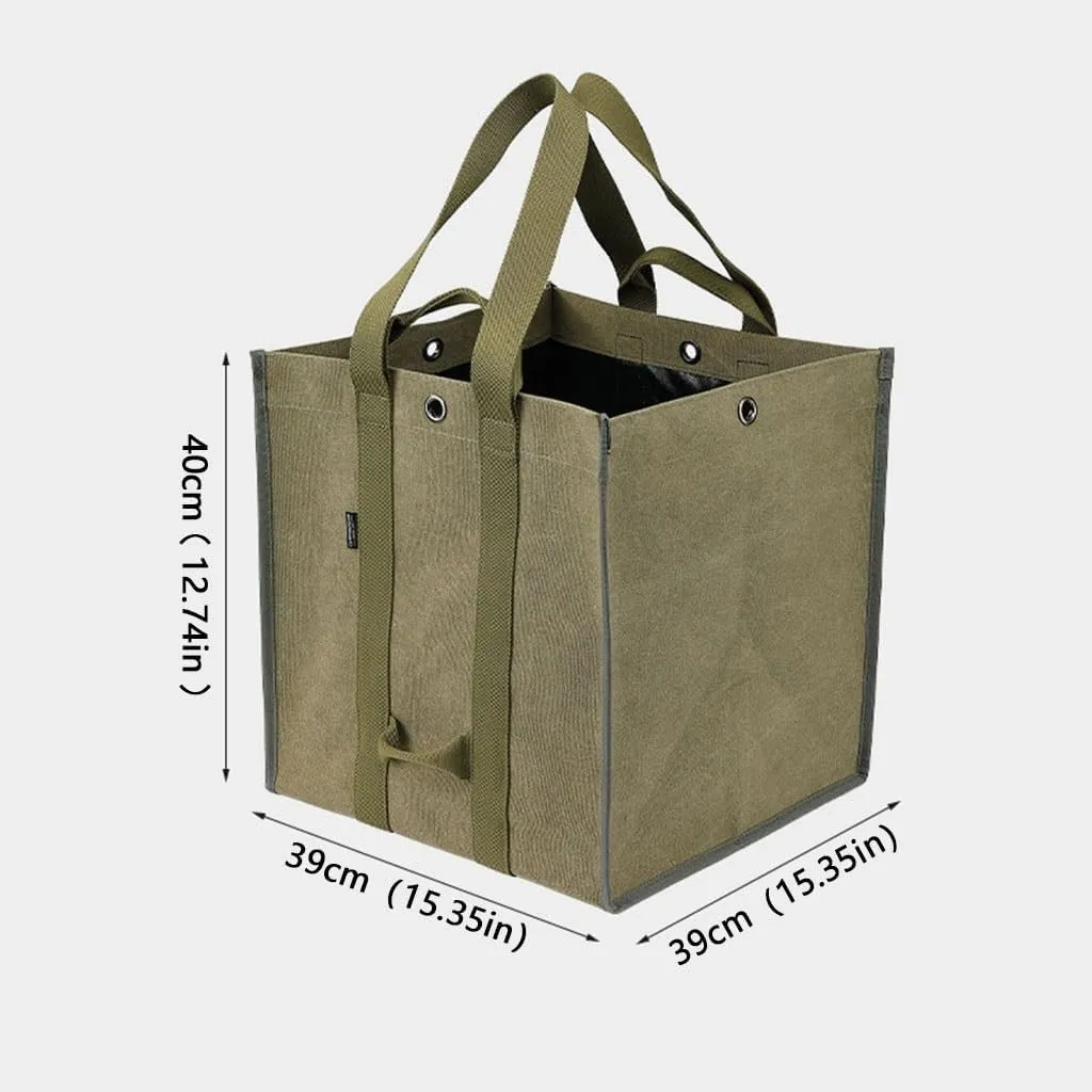 Firewood Carrier, Log Tote Bag for Firewood Camping Firewood Bag Firewood Carrier with Shoulder Strap