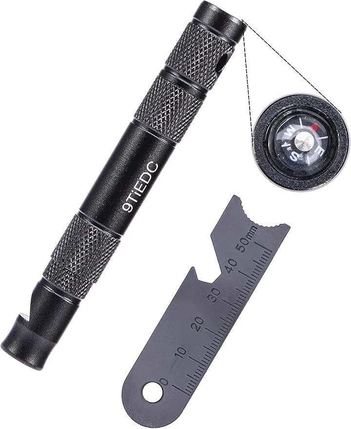 Flint Fire Starter with Whistle,Thick Ferro Rod with Striker and Paracord Wrist Lanyard,Emergency Survival Kits,for Your Camping, Hiking and Backpacking Gear