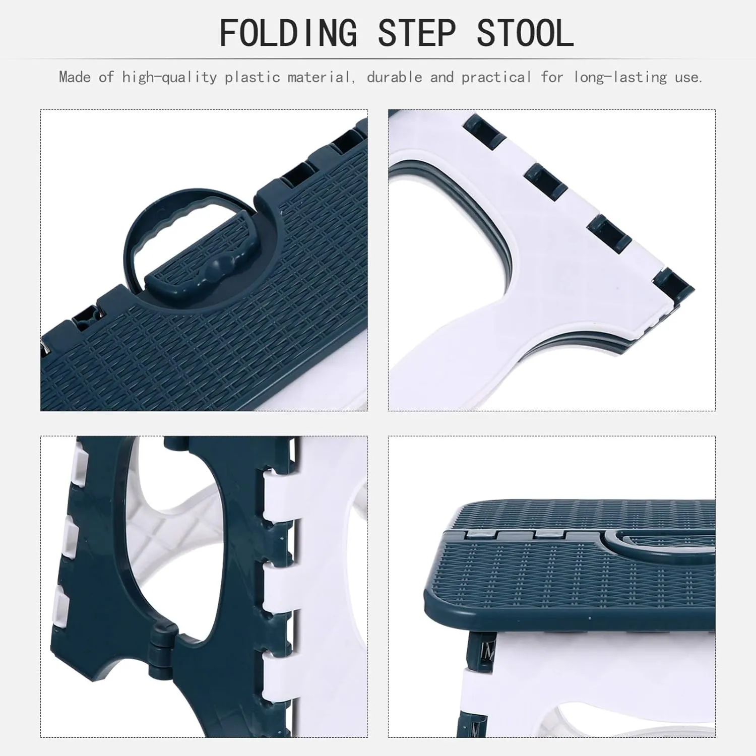 Foldable Mini Step Stool for Home Garden Portable Kitchen Stepping Stool Easy One-Hand Folding