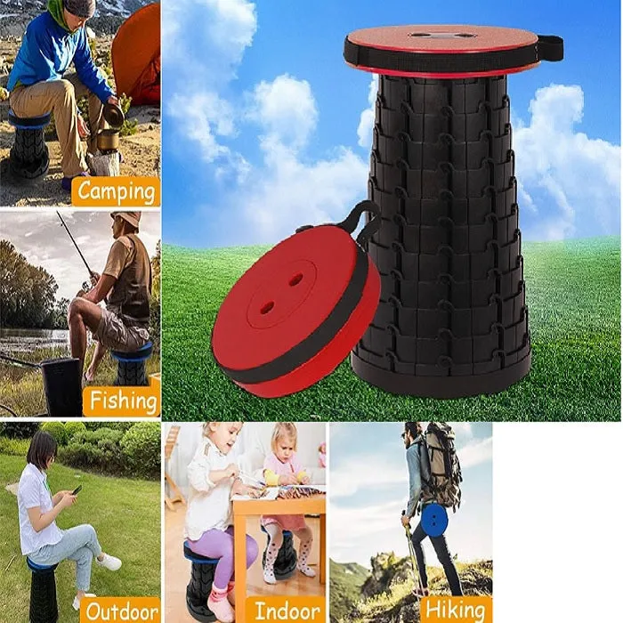 Foldable Travel Adjustable Stool ( Random Colour) - H02134