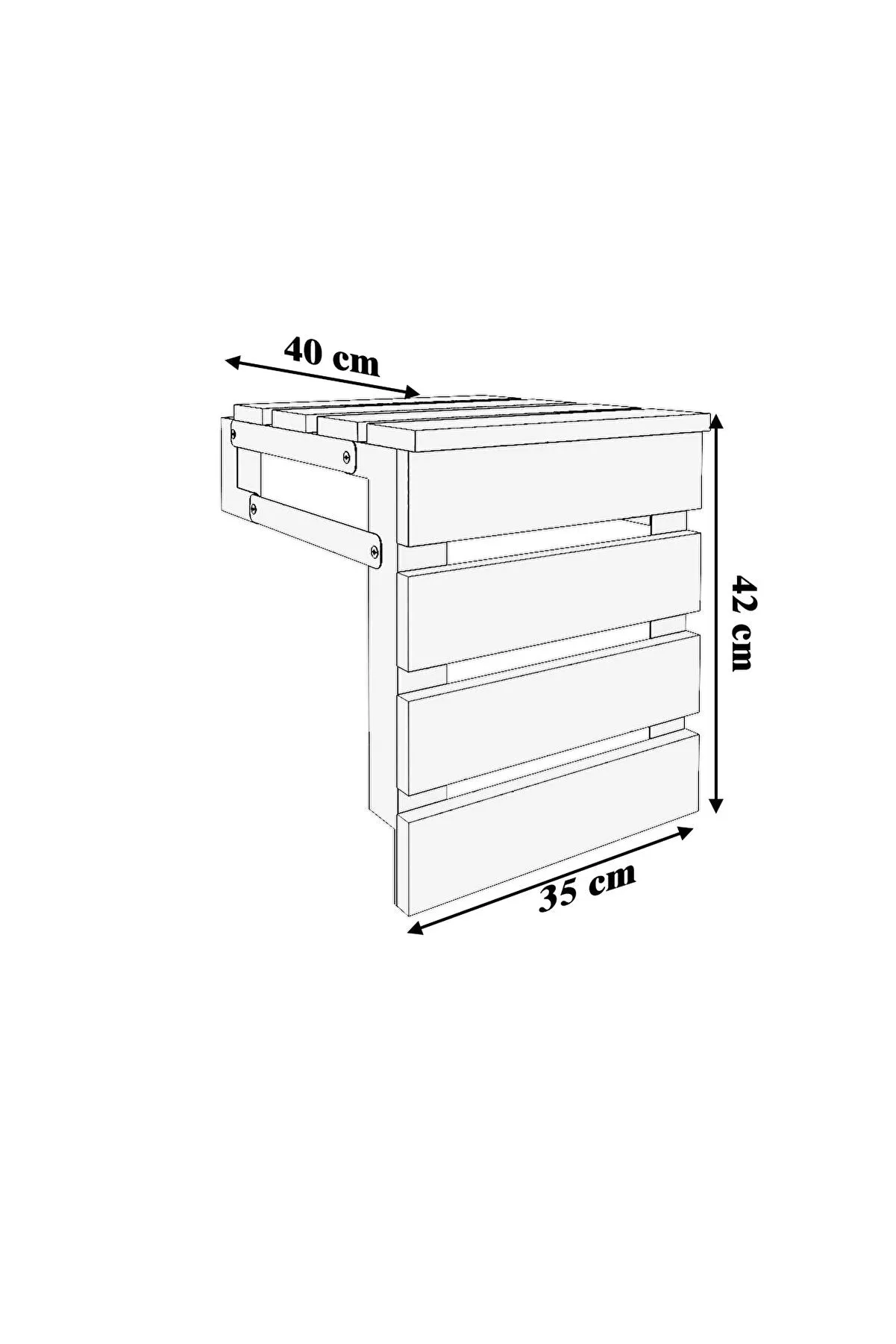 Foldable Wooden Shower Stool