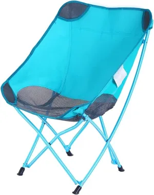 Folding Chairs Outdoor Ultralight Camping Chair with Mesh Stitching Compact Folding Backpacking Seat Stool with Large Back Storage Pocket Hiking Lawn Beach