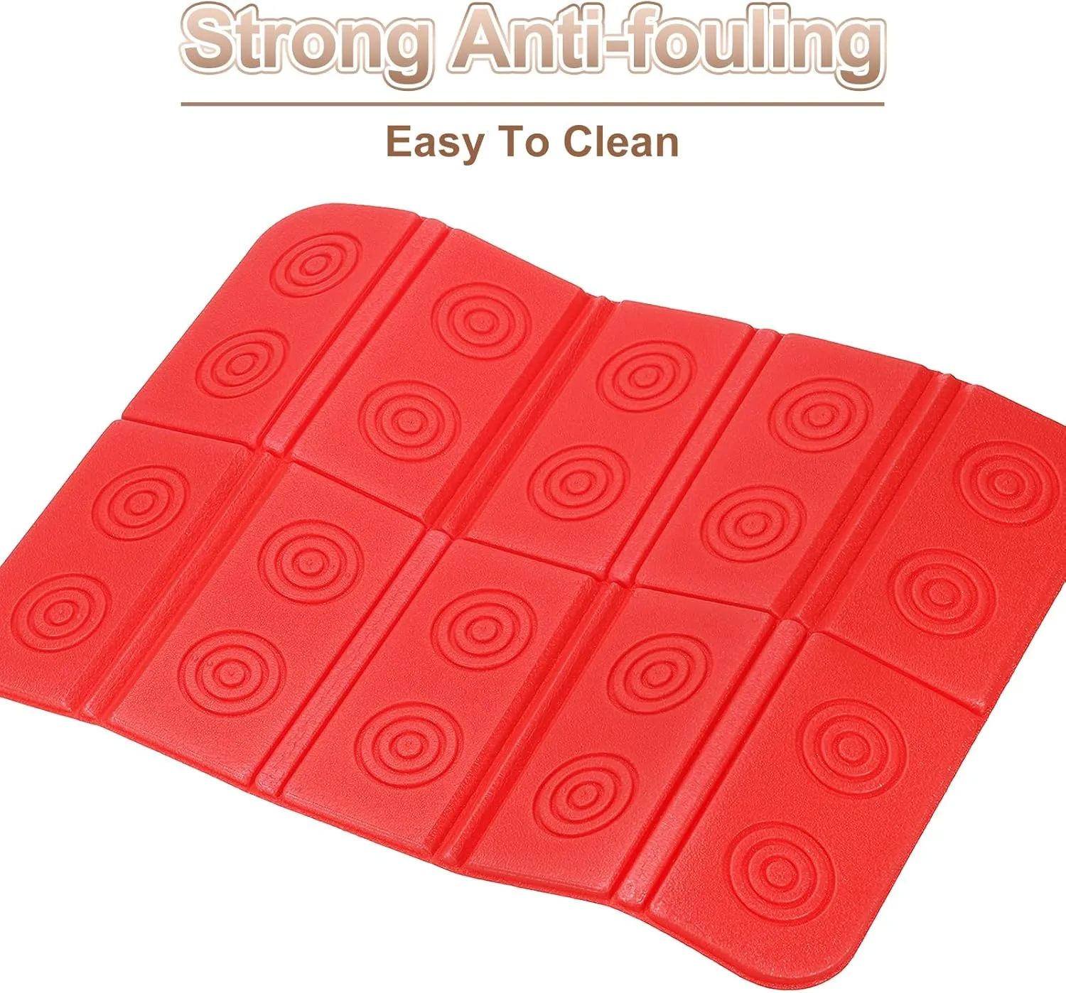 Folding Foam Mat, Mini Portable Lightweight Mini Waterproof Folding Mat Fit for Backpacking Hiking Camping Kneeling Outdoor Activities Recreation