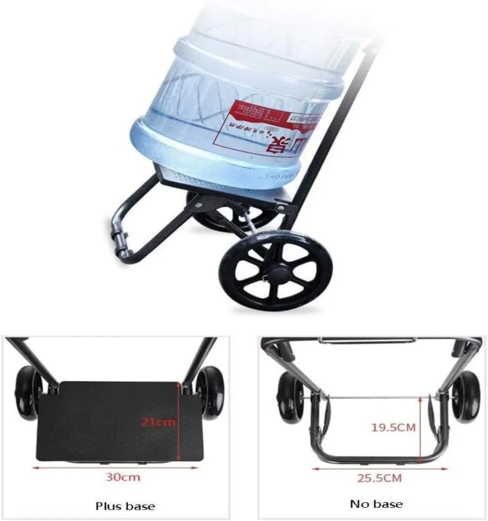 Folding Shopping Cart, Portable Shopping Cart Wheeled Bag with 2 Wheels and Zip Pocket Folding with Folding Design Grocery Utility Carts, 97*29cm, Green