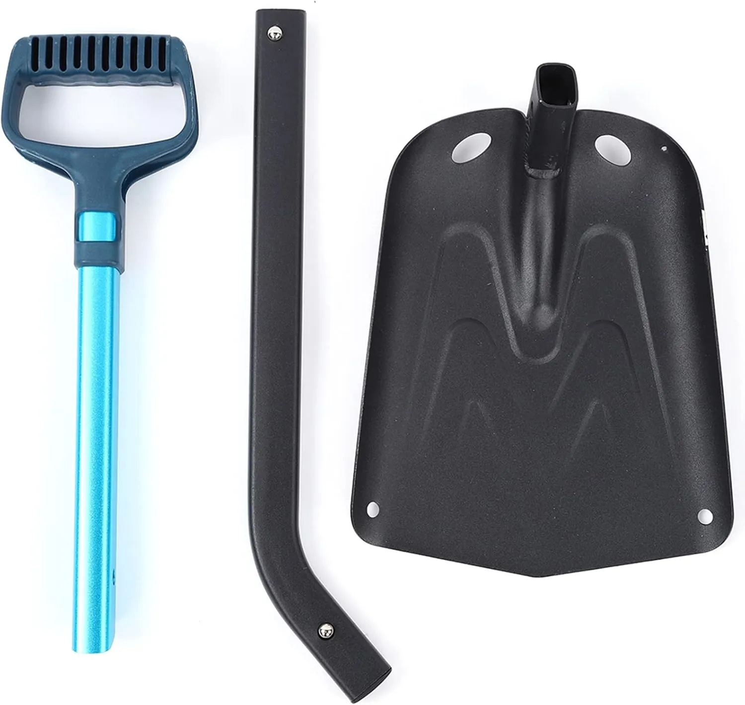 Folding Snow Shovel Snow Shovel Folding 50. 0×24. 0×8. 0 Aluminium Alloy Outdoor Multifunction Handle Folding Snow Mud Shovel for Climbing Camping Tool Camping Shovel