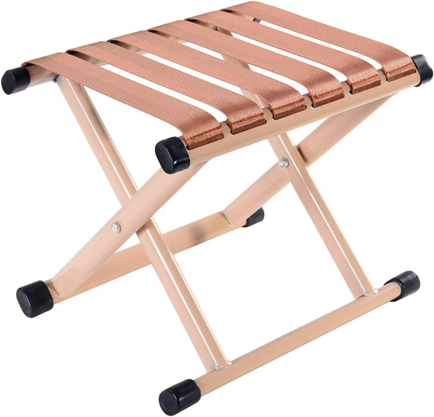 Folding Stool 15.7 Height 13.7Height Two Size Duty Camping Stool Outdoor Portable Chair Hold up to 330 Lbs for Walking Hiking Fishing