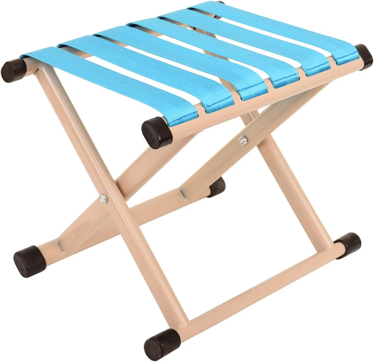 Folding Stool 15.7 Height 13.7Height Two Size Duty Camping Stool Outdoor Portable Chair Hold up to 330 Lbs for Walking Hiking Fishing