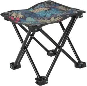 Folding Stools Folded Chair Footrest Under Desk Footstool Ultralight Camping Stool Foldable Footstool for Patio Festival