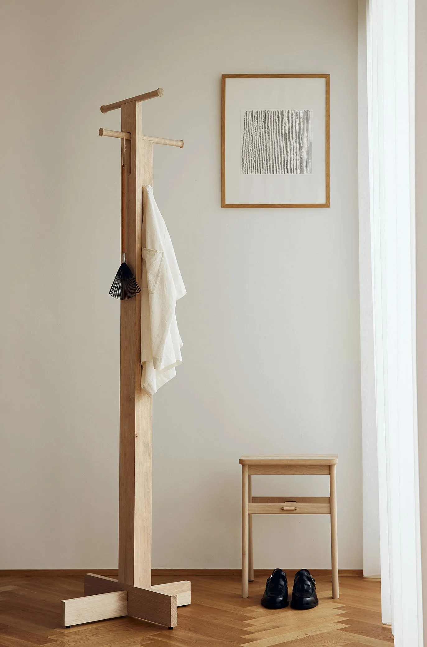 Form & Refine Angle Foldable Stool - Oak