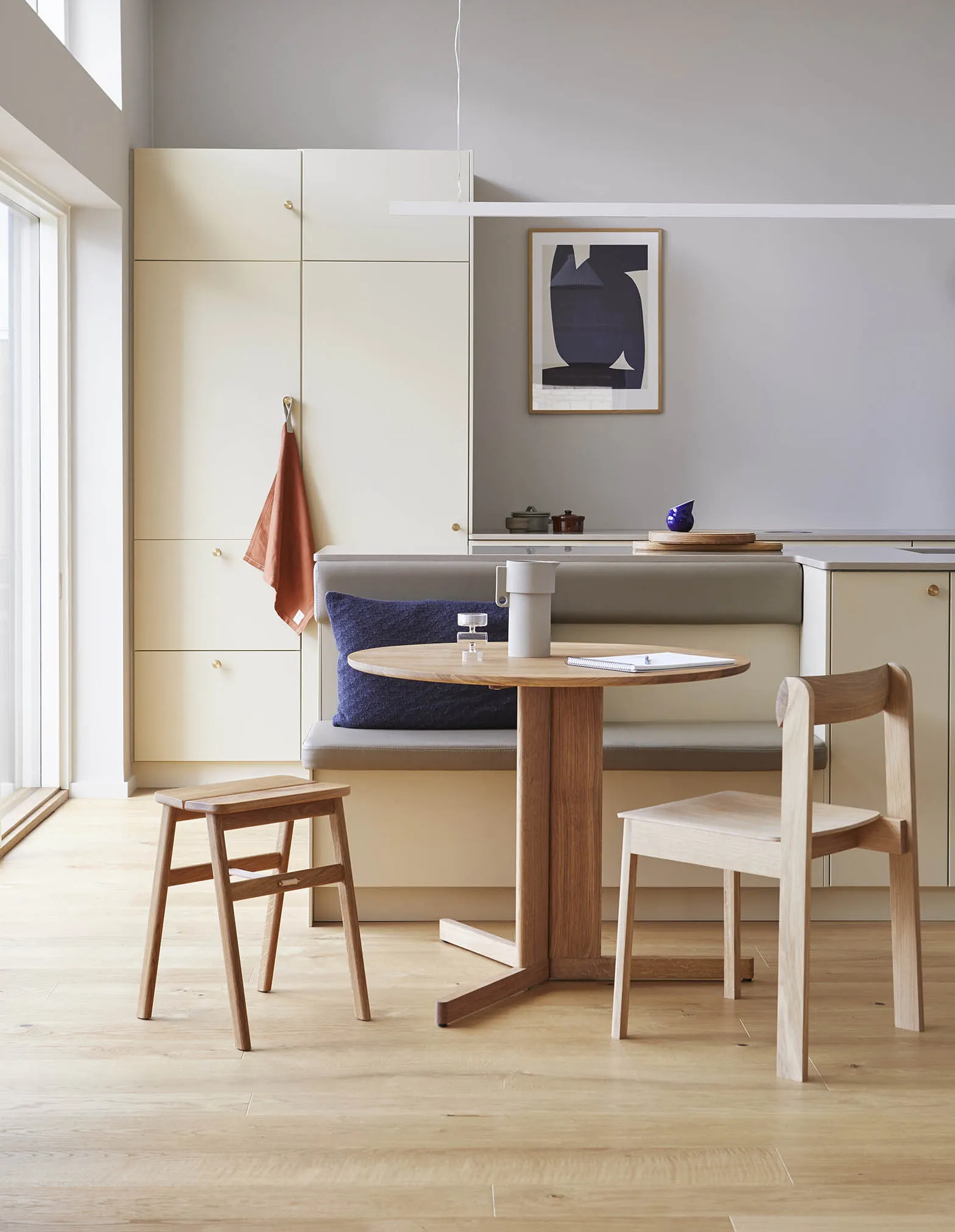 Form & Refine Angle Foldable Stool - Oak